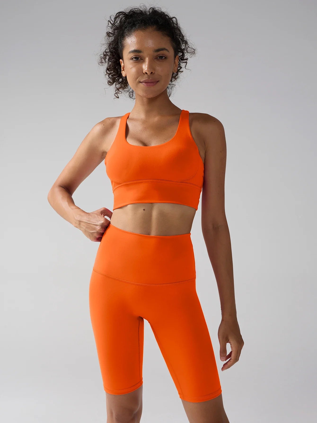 Workout Sportswear 2PCS Piece Female Women Active Wear Sports Tank Top Women Gym Workout Leggings Booty Bum Leggings
