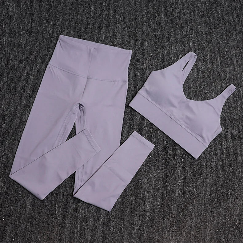 TRY TO BN Gym Clothes Woman Sports Yoga Set Bras High Waist Leggings Fitness Sportswear Workout Suits Training Women's Tracksuit