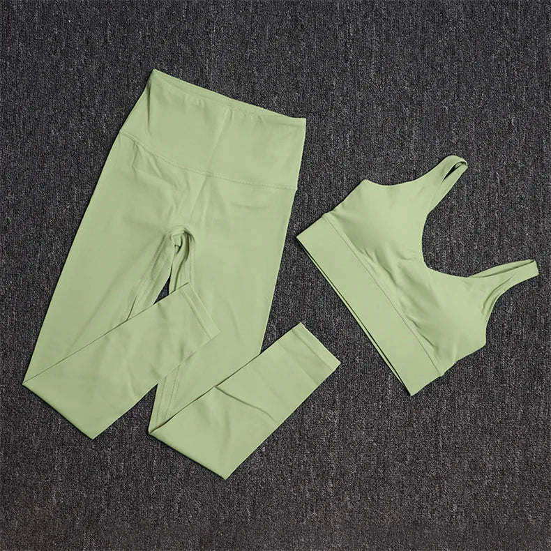 TRY TO BN Gym Clothes Woman Sports Yoga Set Bras High Waist Leggings Fitness Sportswear Workout Suits Training Women's Tracksuit