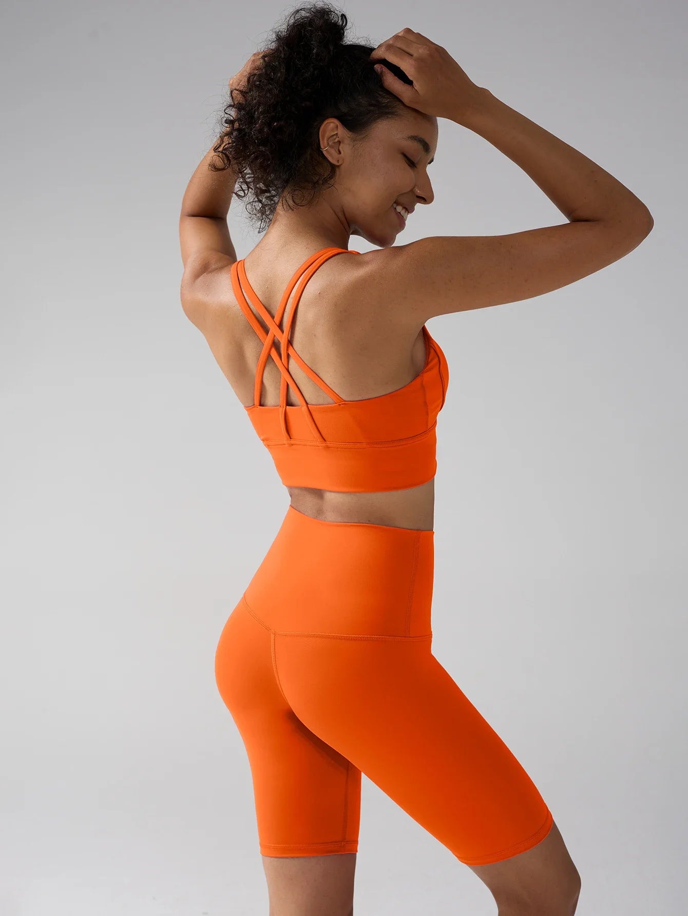 Workout Sportswear 2PCS Piece Female Women Active Wear Sports Tank Top Women Gym Workout Leggings Booty Bum Leggings