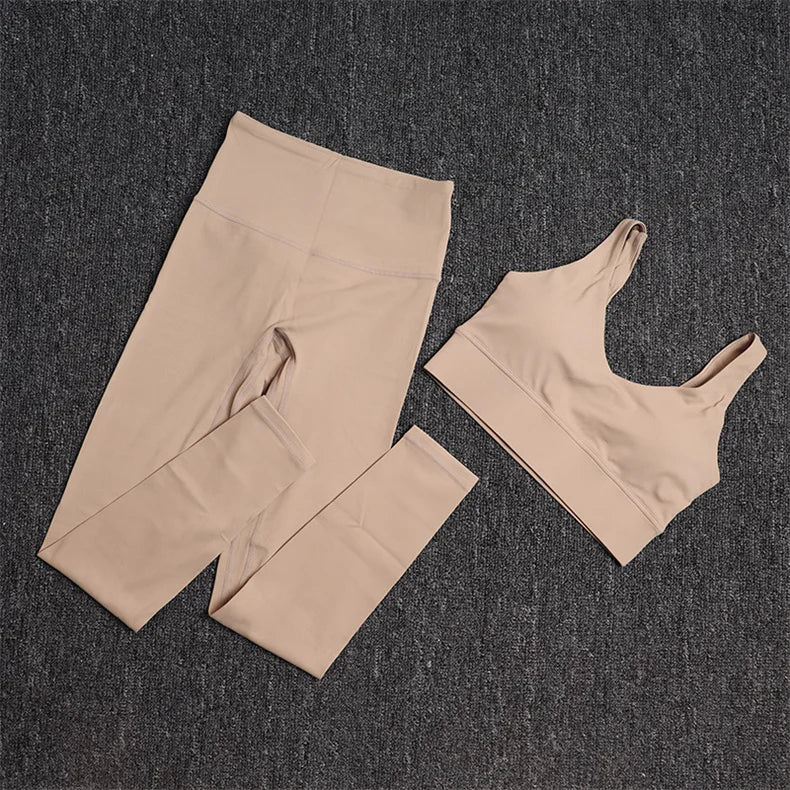TRY TO BN Gym Clothes Woman Sports Yoga Set Bras High Waist Leggings Fitness Sportswear Workout Suits Training Women's Tracksuit