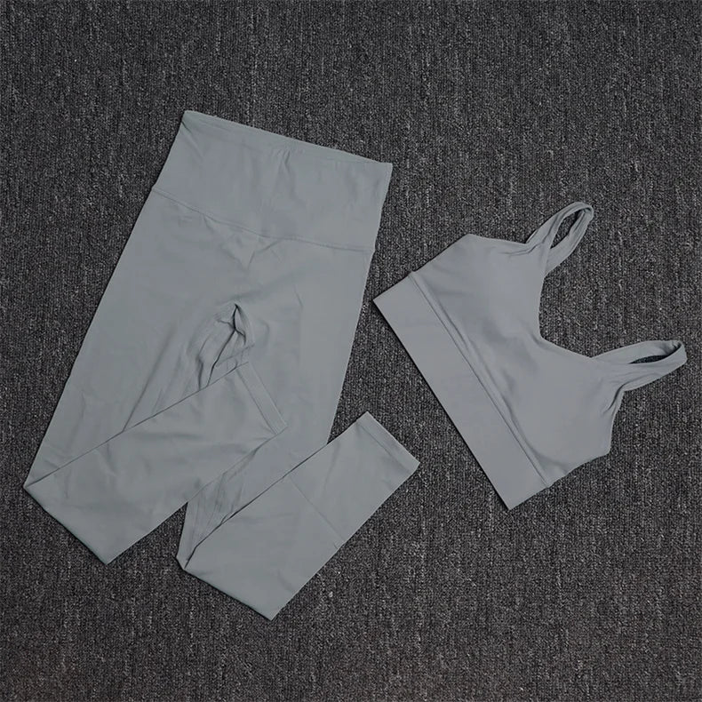 TRY TO BN Gym Clothes Woman Sports Yoga Set Bras High Waist Leggings Fitness Sportswear Workout Suits Training Women's Tracksuit