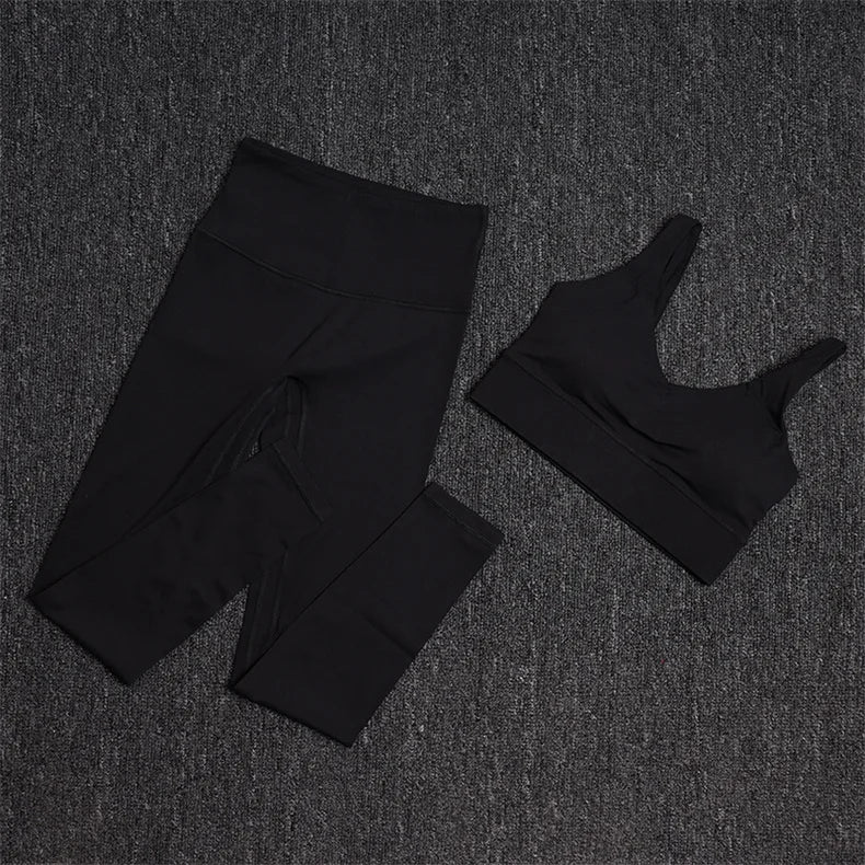 TRY TO BN Gym Clothes Woman Sports Yoga Set Bras High Waist Leggings Fitness Sportswear Workout Suits Training Women's Tracksuit