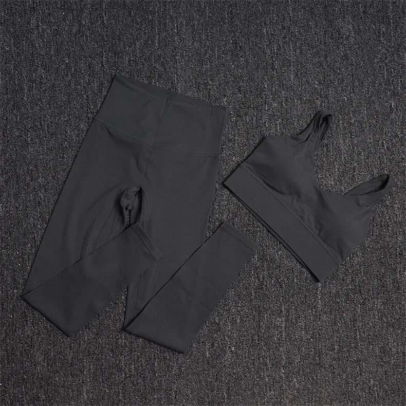 TRY TO BN Gym Clothes Woman Sports Yoga Set Bras High Waist Leggings Fitness Sportswear Workout Suits Training Women's Tracksuit