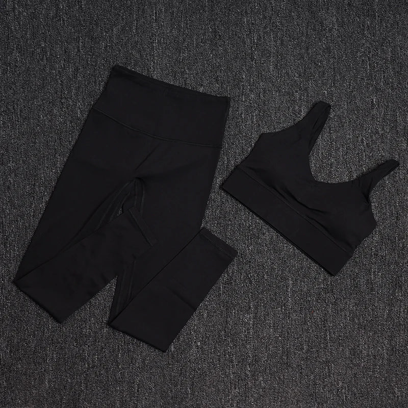 TRY TO BN Gym Clothes Woman Sports Yoga Set Bras High Waist Leggings Fitness Sportswear Workout Suits Training Women's Tracksuit